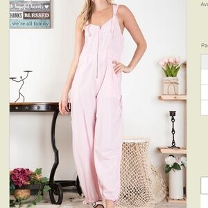 Pink Women's Jumpsuit